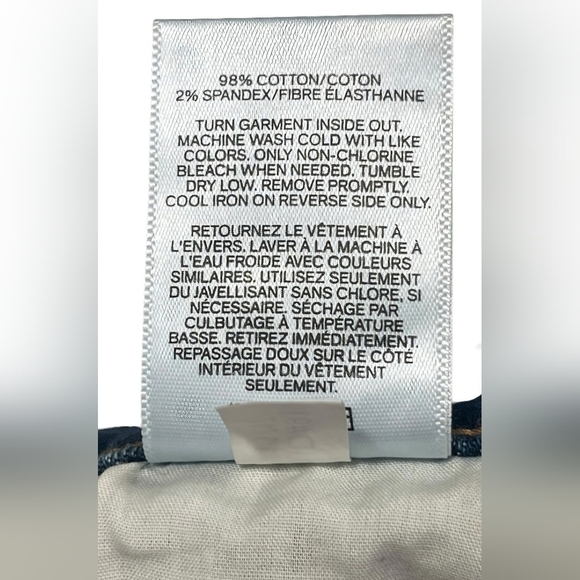 Express High Rise Distressed Rhinestone Embellished Shortie - Size 2 - Picture 4 of 8